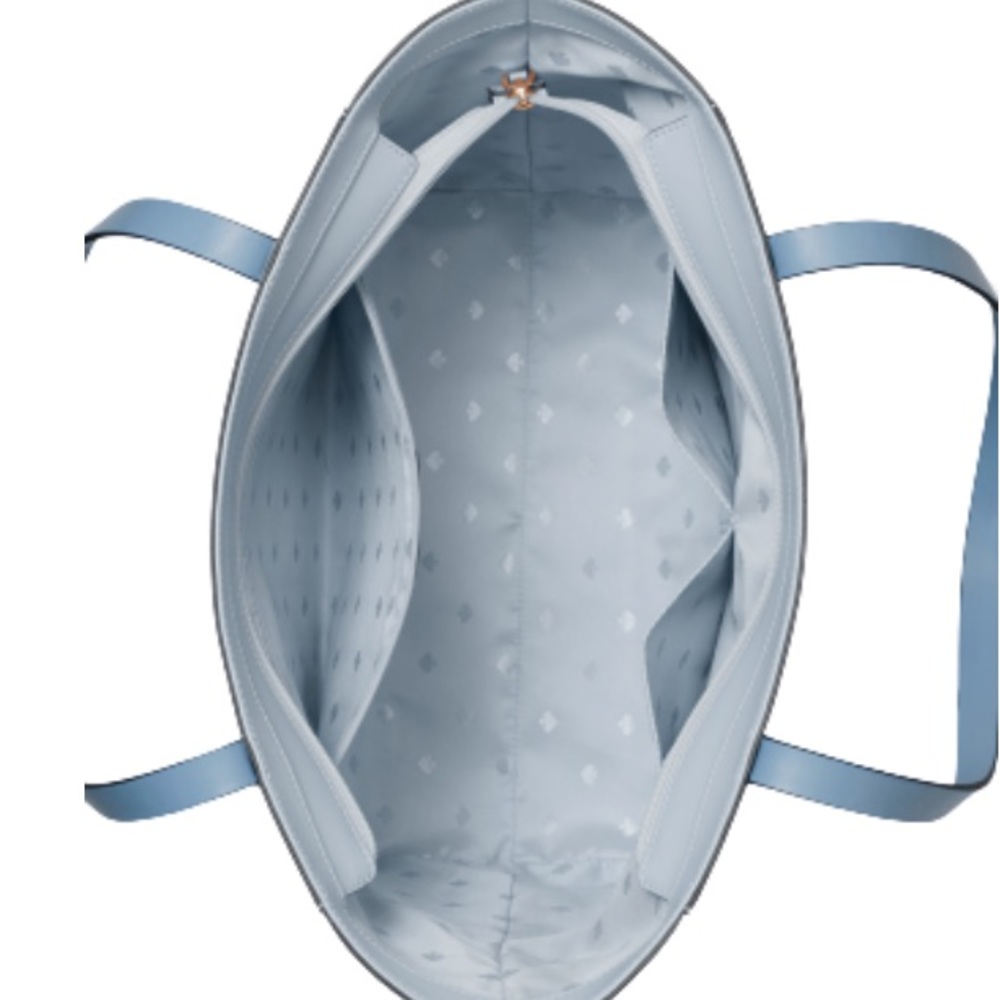 Kate Spade ♠️ Rosa medium tote frosted blue - Picture 6 of 9